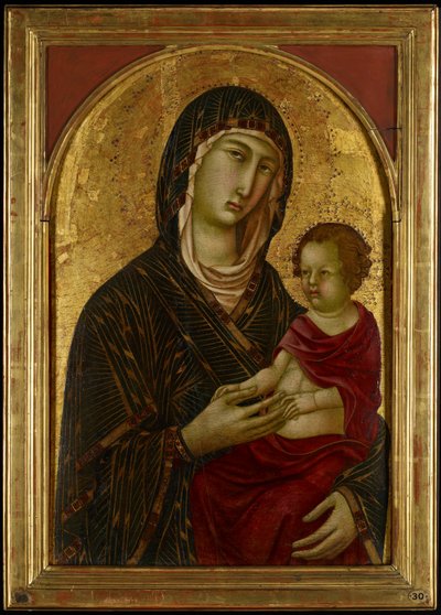 Madonna mit Kind, ca. 1310 von Segna di Bonaventura